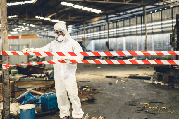 Professional Infectious Disease Decontamination technician working in Princeville, NC